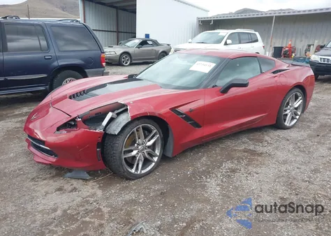 2015 Chevrolet Corvette Stingray Z51 из США, поврежденный, VIN 1G1YH2D76F5100493